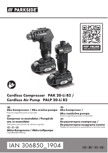 Manual Parkside IAN 306850 Compresor