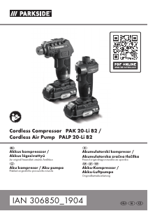 Használati útmutató Parkside IAN 306850 Kompresszor