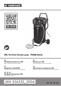Manual Parkside IAN 356332 Compresor