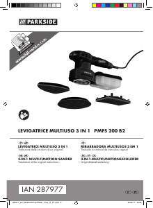 Manuale Parkside IAN 287977 Levigatrice a delta