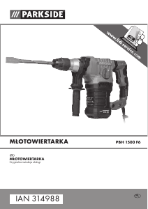 Instrukcja Parkside IAN 314988 Młot udarowy
