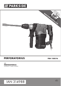 Vadovas Parkside IAN 314988 Griaunamasis plaktukas