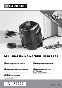 Manual Parkside IAN 72656 Masina de ascutit burghie