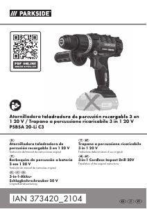 Manual Parkside IAN 373420 Berbequim