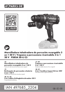Manual Parkside IAN 497685 Berbequim