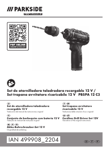Manual Parkside IAN 499908 Berbequim