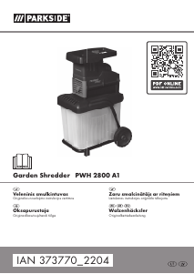 Rokasgrāmata Parkside IAN 373770 Dārza smalcinātājs