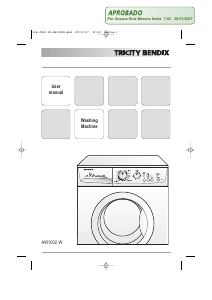 Manual Tricity Bendix AW 1002 W Washing Machine