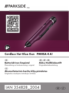 Bruksanvisning Parkside IAN 354828 Limpistol