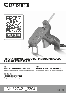 Manual Parkside IAN 397421 Pistola de colar