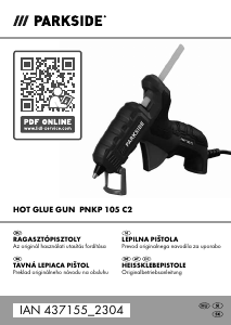 Priročnik Parkside IAN 437155 Lepilna pištola
