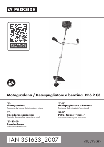 Manuale Parkside IAN 351633 Tagliabordi