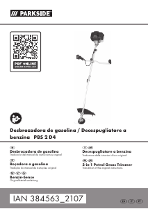 Manual Parkside IAN 384563 Aparador de relva