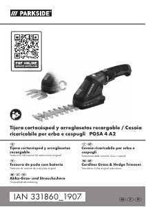 Manuale Parkside IAN 331860 Tagliasiepi