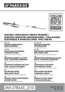 Handleiding Parkside IAN 378345 Heggenschaar