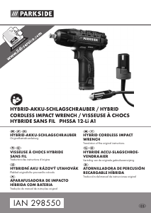 Mode d’emploi Parkside IAN 298550 Visseuse à choc
