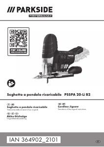 Manuale Parkside IAN 364902 Seghetto alternativo