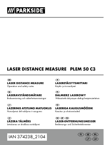 Vadovas Parkside IAN 374238 Lazerinis atstumo matuoklis