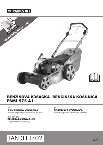 Návod Parkside IAN 311402 Kosačka