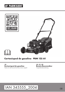 Manual de uso Parkside IAN 345555 Cortacésped