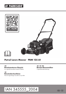 Használati útmutató Parkside IAN 345555 Fűnyíró