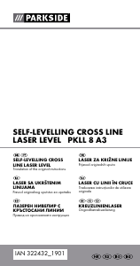 Manual Parkside IAN 322432 Nivela laser