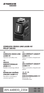 Priročnik Parkside IAN 448850 Linijski laser