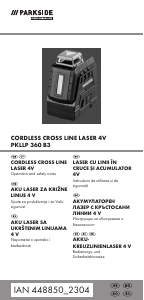 Manual Parkside IAN 448850 Nivela laser