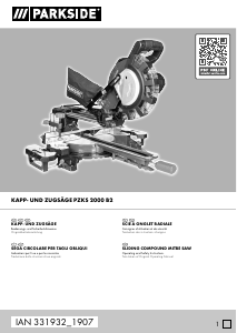 Manuale Parkside IAN 331932 Troncatrice