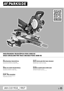 Manual Parkside IAN 331932 Serra de esquadria