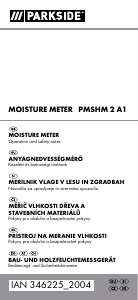 Használati útmutató Parkside IAN 346225 Nedvességmérő