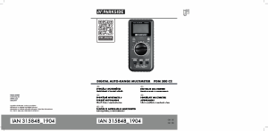 Használati útmutató Parkside IAN 315848 Multiméter