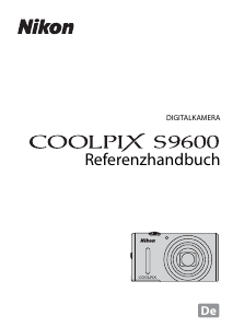Bedienungsanleitung Nikon Coolpix S9600 Digitalkamera