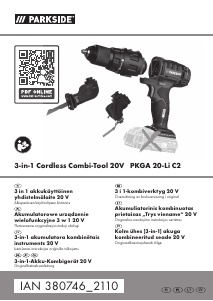 Bruksanvisning Parkside IAN 380746 Multiverktyg