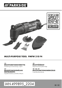 Bruksanvisning Parkside IAN 499895 Multiverktyg