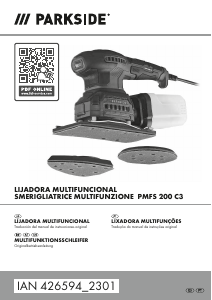 Manual Parkside IAN 426594 Lixadeira vibratória