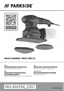 Manual Parkside IAN 426594 Mașină de șlefuit orbitală