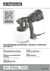 Manual Parkside IAN 499626 Pistola de pintura