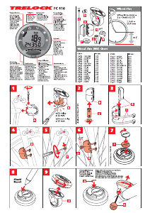 Manual de uso Trelock FC 610 Ciclocomputador