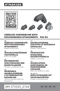 Käyttöohje Parkside IAN 373553 Ruuvitaltta