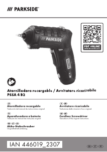 Manual Parkside IAN 446019 Aparafusadora