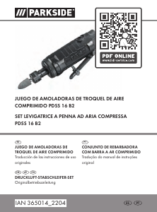 Manual de uso Parkside IAN 365014 Amoladora recta