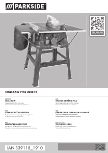 Manual Parkside IAN 339118 Fierăstrău de masă