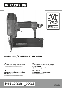 Bruksanvisning Parkside IAN 423081 Häftpistol