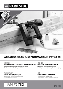 Mode d’emploi Parkside IAN 73782 Agrafeuse