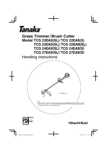 Handleiding Tanaka TCG 22EAD(SL) Grastrimmer