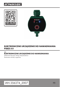 Instrukcja Parkside IAN 356374 Sterownik nawadniania