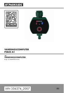 Brugsanvisning Parkside IAN 356374 Vandur