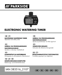 Manual Parkside IAN 383516 Programator pentru udat