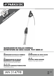 Manual de uso Parkside IAN 314798 Quemador de malezas